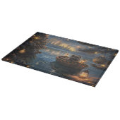 Planche À Découper Affenpinscher Festive Christmas Voyage (Coin)