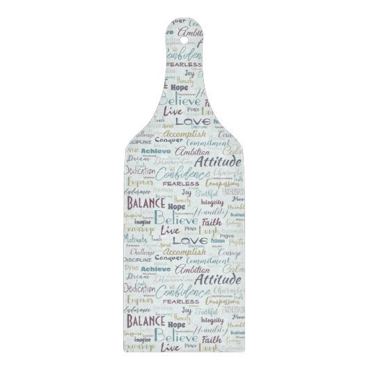 Planche À Découper Affirmations Lancer Oreiller (Devant)