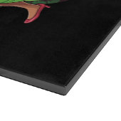 Planche À Découper African Père Noël Mme Claus Dansant Noël américain (Coin)