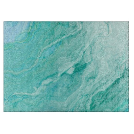Planche À Découper Agate azurée liquide (Devant)