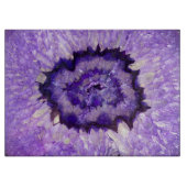 Planche À Découper Agate pourpre Geode de Falln (Devant)
