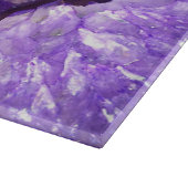 Planche À Découper Agate pourpre Geode de Falln (Coin)