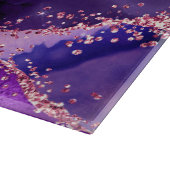 Planche À Découper Agitation des séquences de Parties scintillant vio (Coin)