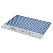 Planche À Découper Agritourisme rustique Bleu et Blanc En vichy Plaid (Coin)