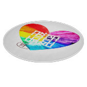 Planche À Découper Ahava Love Pride Art (Coin)