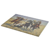 Planche À Découper Aider un camarade Frederic Remington 1890 (Coin)