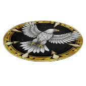 Planche À Découper Aigle Abstrait Déployant Ses Ailes (Coin)