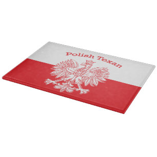 Planche À Découper Aigle blanc texan polonais