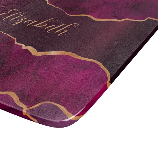 Planche À Découper Aigle en or violet de Bourgogne nom (Coin)