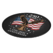 Planche À Découper Aigle et Drapeau 250 Ans d'Amérique 1776-2026 (Coin)