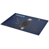 Planche À Découper Aigle Et Drapeau De L'Alaska (Coin)