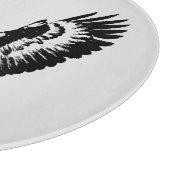 Planche À Découper Aigle noir et blanc (Coin)