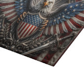 Planche À Découper Aigle patriotique (Coin)