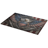 Planche À Découper Aigle patriotique (Coin)