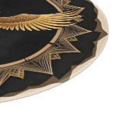 Planche À Découper Aigle royal sur mandala géométrique (Coin)