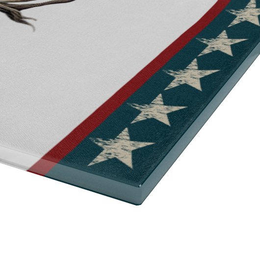 Planche À Découper Aigle rustique patriotique américain/américain cha (Coin)