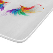 Planche À Découper Ailes fluffy arc-en-ciel (Coin)