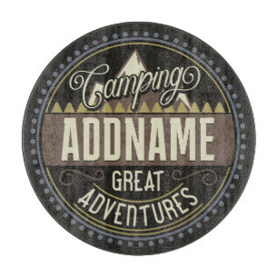 Planche À Découper AJOUT Personnalisé Family Camp Trip Camping Réunio