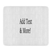 Planche À Découper Ajouter du texte et plus ! Customisez votre propre (Devant)