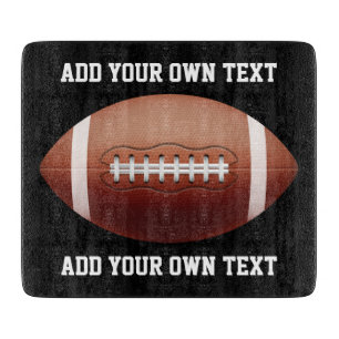 Planche À Découper Ajouter du texte sur l'oreiller de football