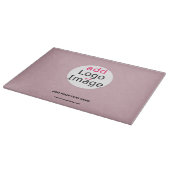Planche À Découper Ajouter Logo Business Personnalisable Marque Dusty (Coin)