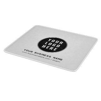 Planche À Découper Ajouter un logo d'entreprise et un site Web d'entr
