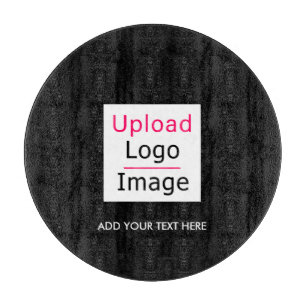 Planche À Découper Ajouter votre logo et texte personnalisé Moderne B