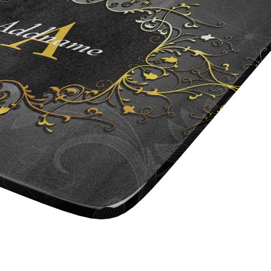 Planche À Découper Ajouter votre nom et votre initiale (Coin)