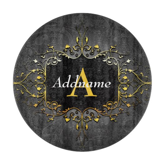 Planche À Découper Ajouter votre nom et votre initiale (Devant)