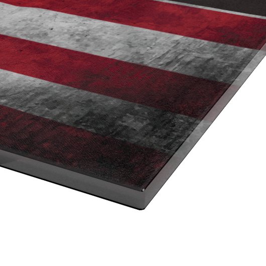 Planche À Découper Ajouter votre texte sur le drapeau américain (Coin)