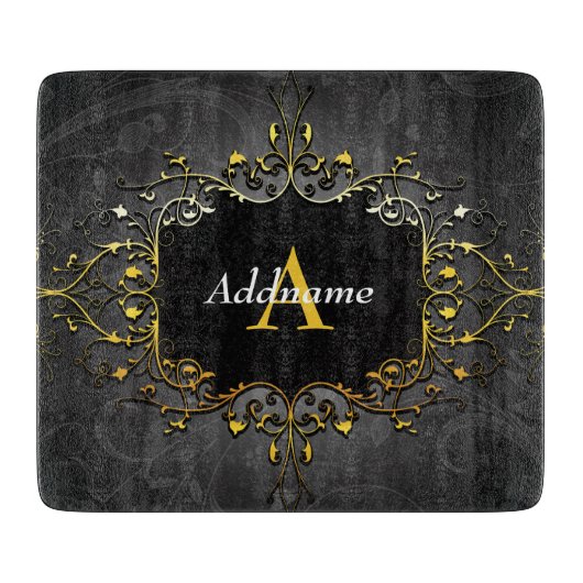 Planche À Découper Ajoutez votre nom et vos initiales (Devant)