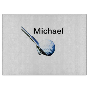 Planche À Découper Ajoutez votre nom texte club de golf équipement de
