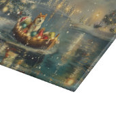 Planche À Découper Akita Christmas Festive Voyage (Coin)