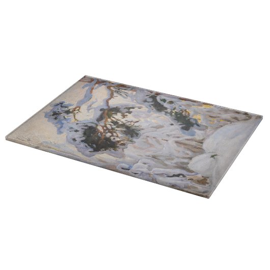 Planche À Découper Akseli Gallen-Kallela - Forêt en hiver (Coin)