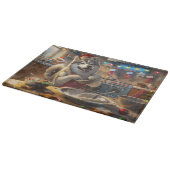 Planche À Découper Alaskan Malamute : Noël festif (Coin)