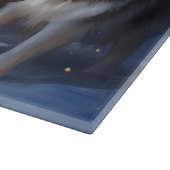 Planche À Découper Alaskien Malamute Snowy Sleigh Ride Noël (Coin)