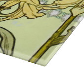 Planche À Découper Alfonse Mucha Art Nouveau Lily motif floral (Coin)