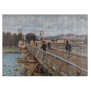 Planche À Découper Alfred Sisley - Footbridge à Argenteuil