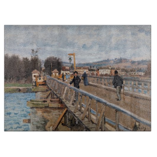 Planche À Découper Alfred Sisley - Footbridge à Argenteuil (Devant)