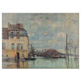 Planche À Découper Alfred Sisley - Inondation à Port-Marly 1872 (Devant)