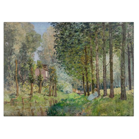 Planche À Découper Alfred Sisley - Repos au bord du ruisseau (Devant)