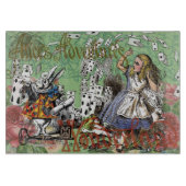 Planche À Découper alice cartes pays des merveilles (Devant)