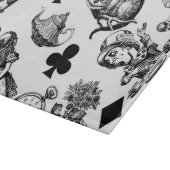 Planche À Découper Alice Lapin Blanc Wonderland Classique (Coin)