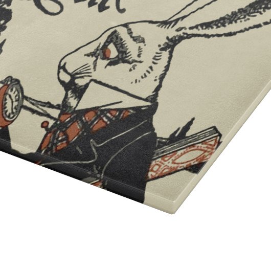 Planche À Découper Alice White Rabbit Classic Wonderland (Coin)