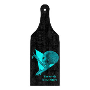 Planche À Découper Alien gris, la vérité est là