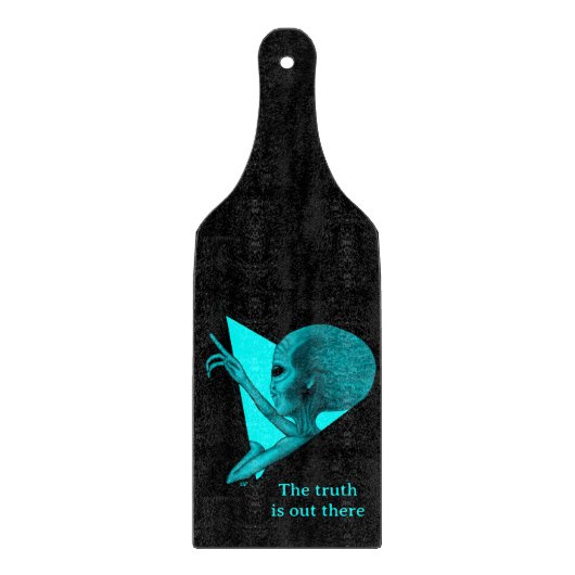 Planche À Découper Alien gris, la vérité est là (Devant)