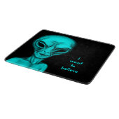 Planche À Découper Alien, je veux croire (Coin)