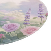 Planche À Découper Allée Papillon Jardin de Roses Lavande Enchanté (Coin)