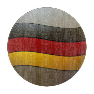 Planche À Découper Allemagne - couleurs du drapeau - Chrome par Shirl