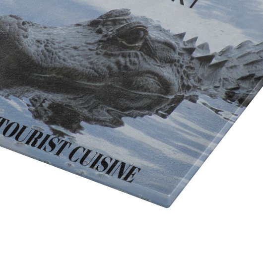 Planche À Découper Alligator Beach Resort Verre (Coin)